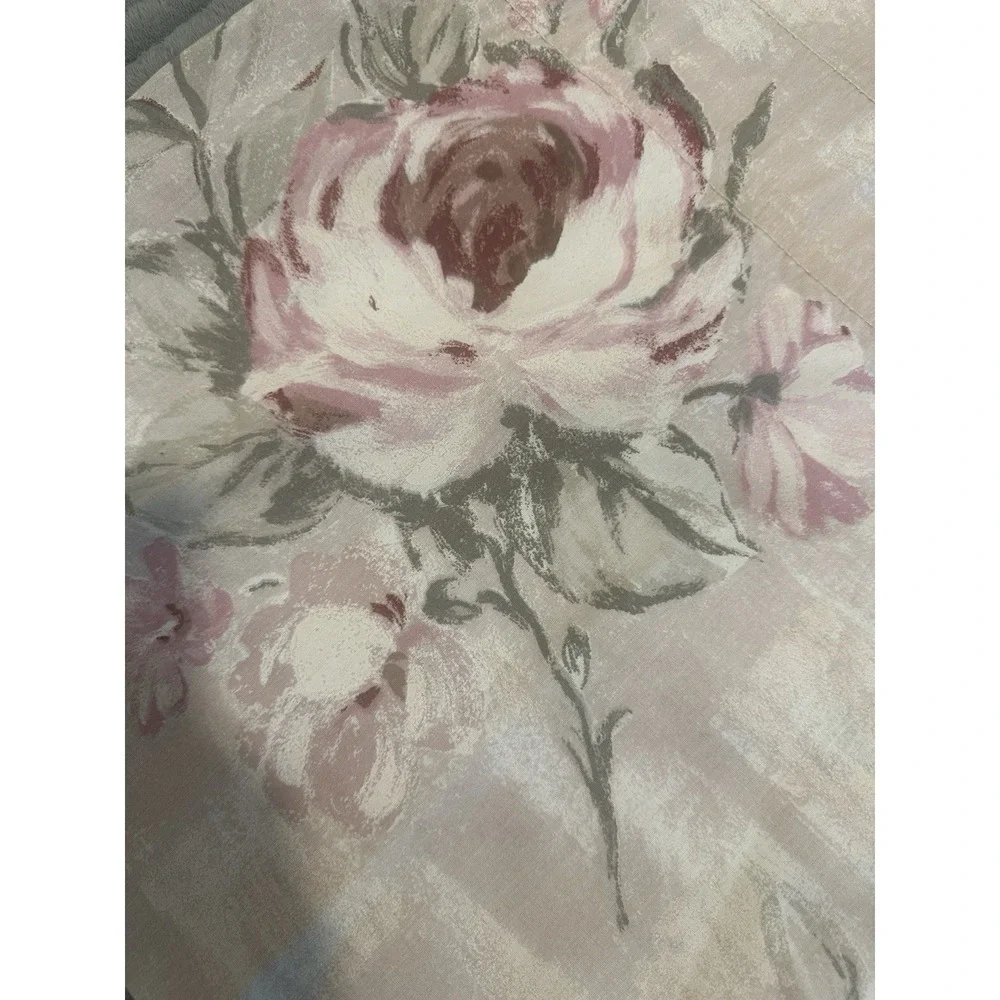 Vintage JCPenney Floral Roses Blouson Valance 84 x 18 Roses Cottagecore Grandma